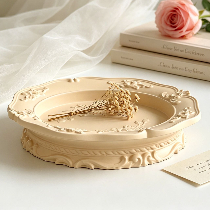 Soap Making Silicone Molds - قالب سيليكون أنيق بتصميم باروكي عتيق