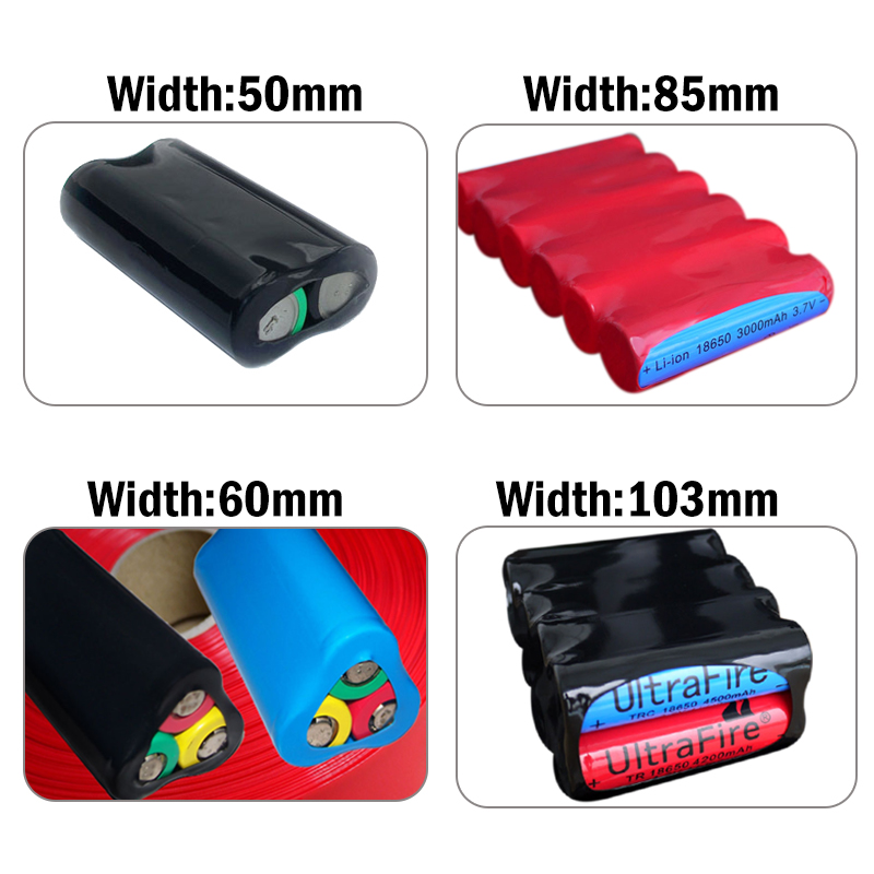 Shrink Wrap Pvc - 18650 بطارية يتقلص الأفلام البلاستيكية الحرارة