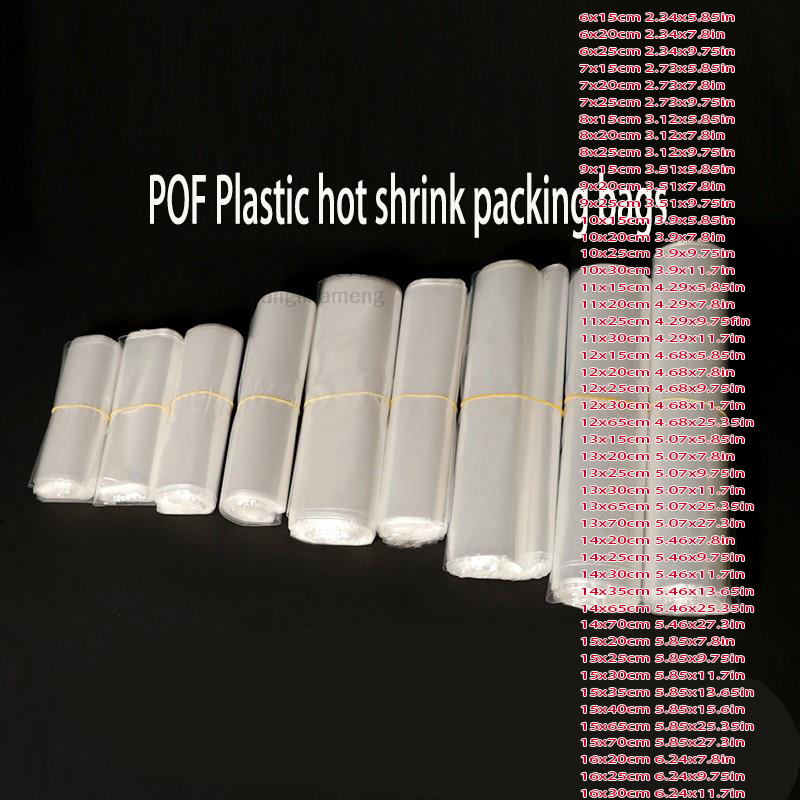 Shrink Wrap Pvc - 100 قطعة/الوحدة 82 أحجام POF أكياس