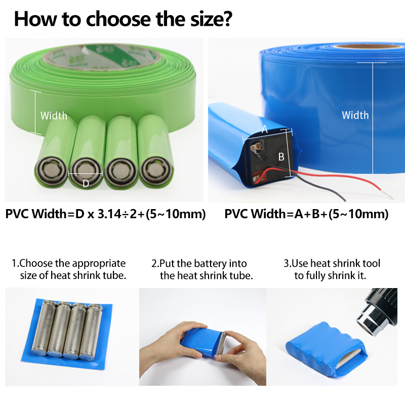 18650 بطارية يتقلص الأفلام الب - مراجعة Shrink Wrap Pvc وسعره
